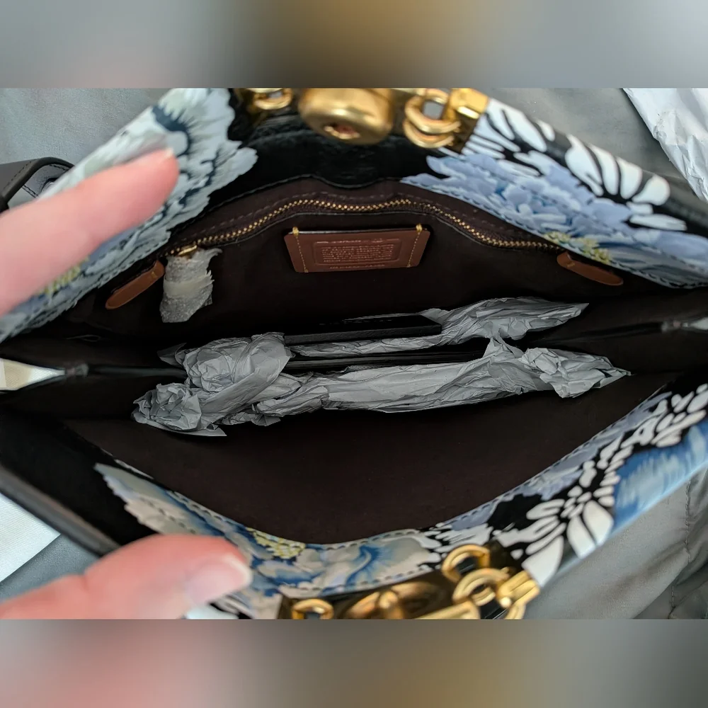 Coach Kaffe Fasset Troupe Shoulder Bag - Picture 10 of 13